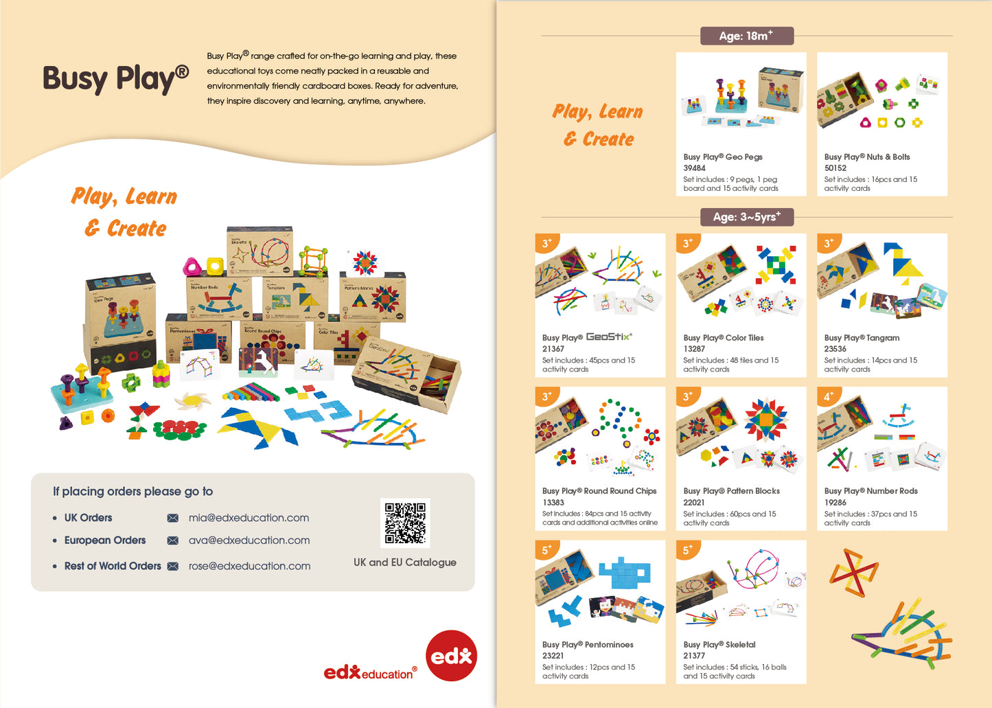 Shopedx UK - Discover the New Busy Play Range by Edx Education - Edx Education Play Blog