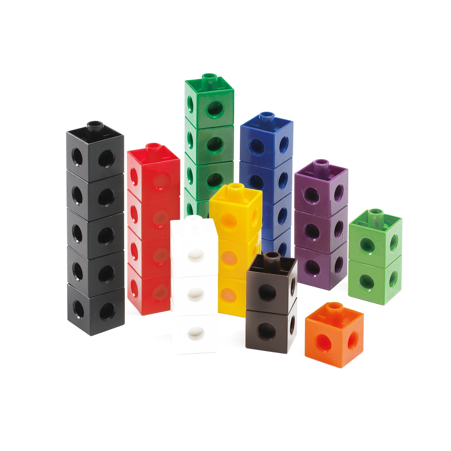 Child stacking colourful Linking Cubes – hands-on maths for EYFS & KS1 | edx education® UK