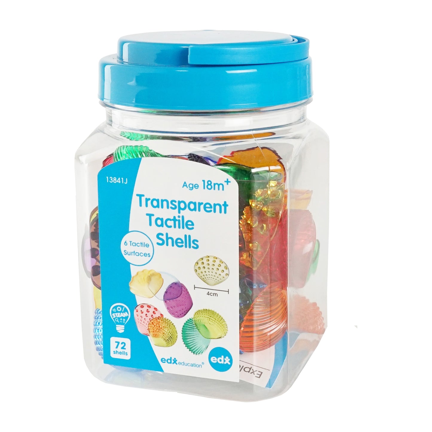 Edx Education - Shopedx UK – Translucent Sensory Shells – EDX13841J – Product Lifestyle Image