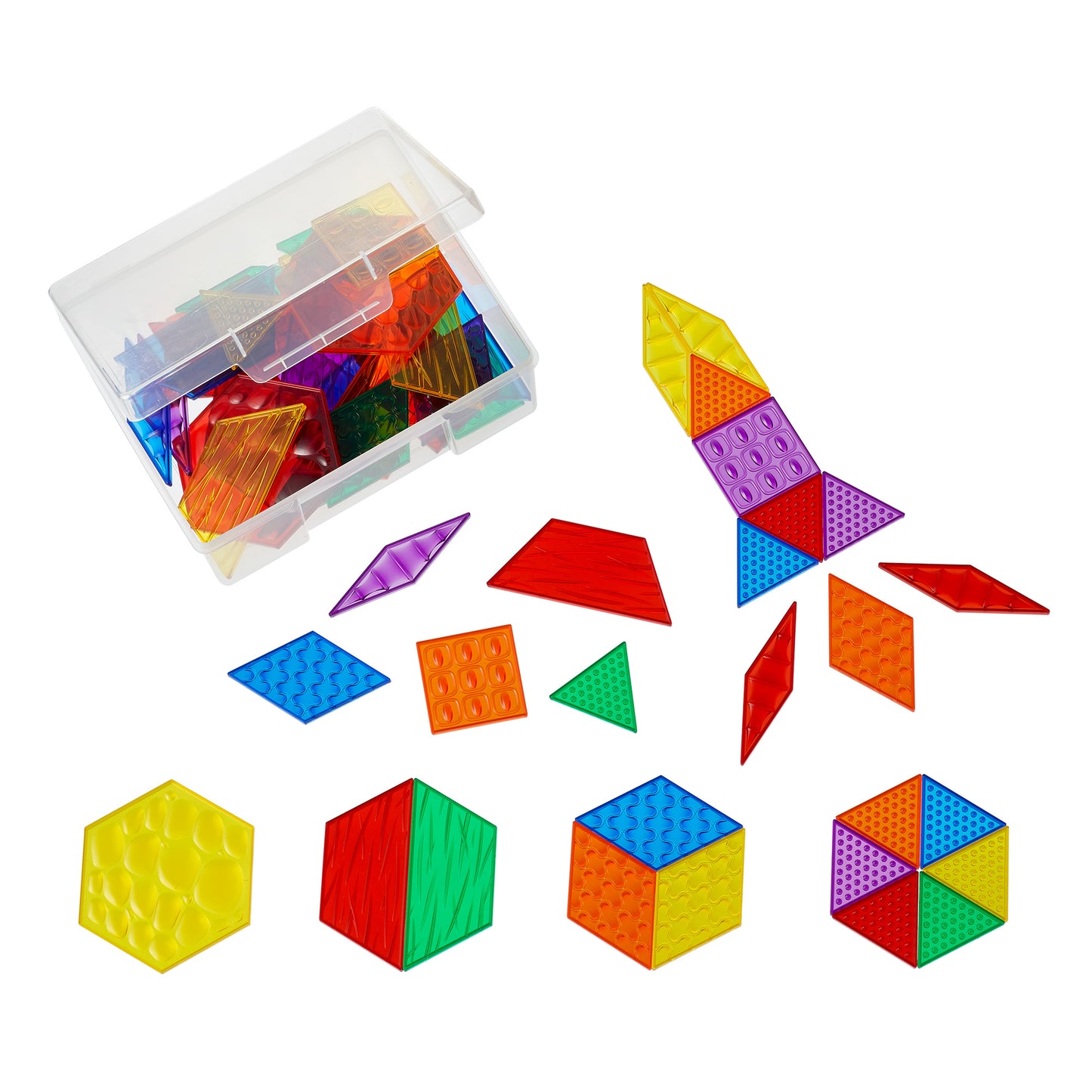 Edx Education - Shopedx UK – Sensory Pattern Blocks – EDX22068C – Product Packaging Image