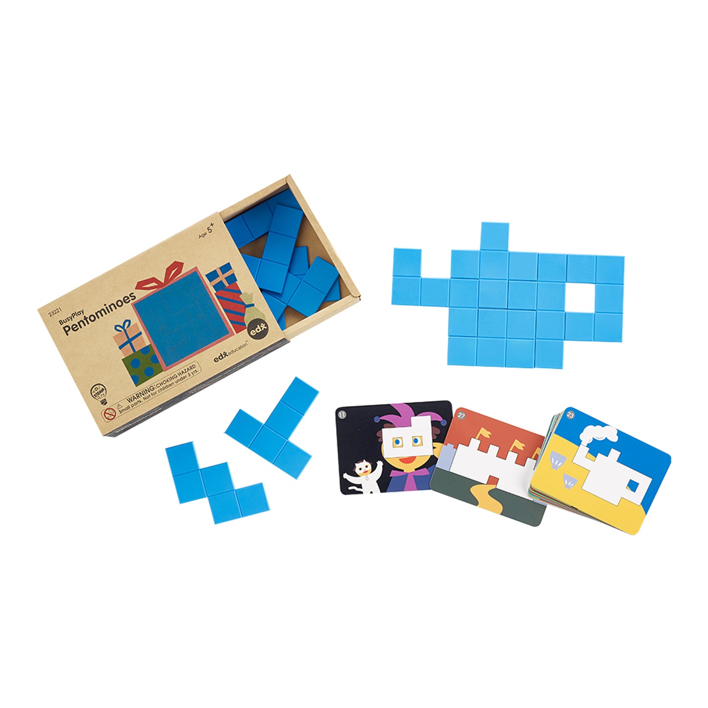 Edx Education - Shopedx UK – Busy Play® Pentominoes – EDX23221 – Product Packaging Image