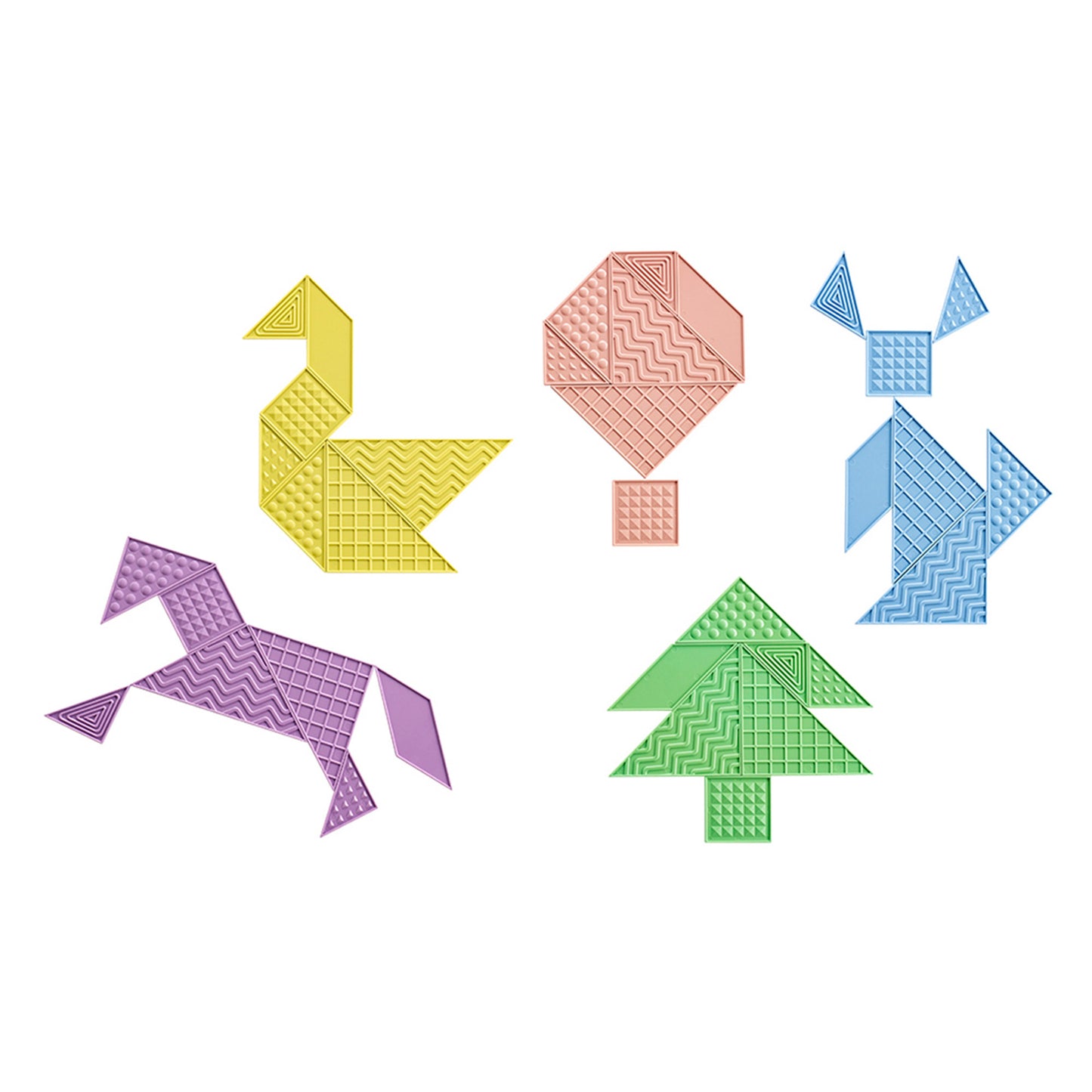 Edx Education - Shopedx UK – Green-n-Learn® Sensory Tangram Classroom Set – EDX23502C – Product Packaging Image