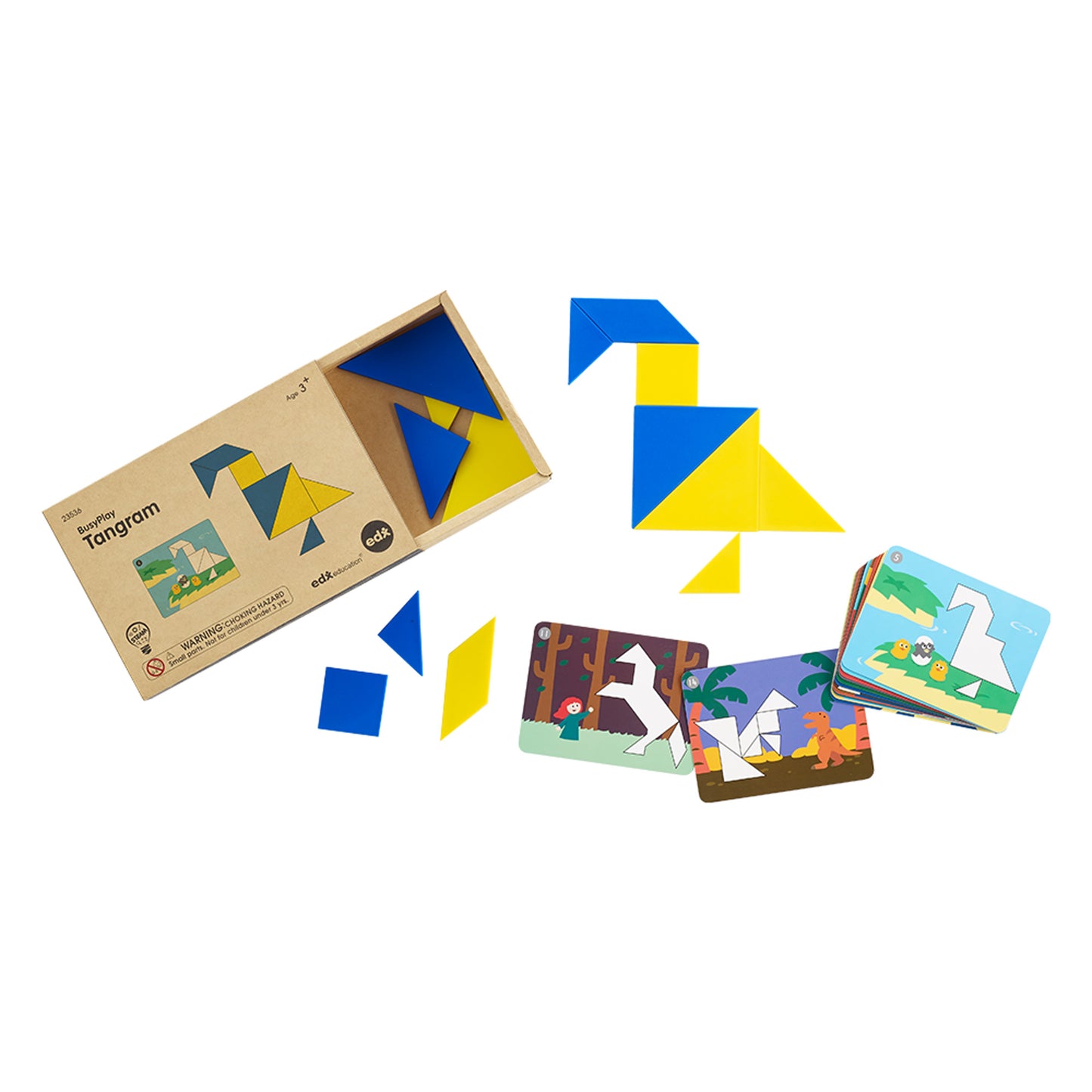 Edx Education - Shopedx UK – Busy Play® Tangram – EDX23536 – Product Packaging Image