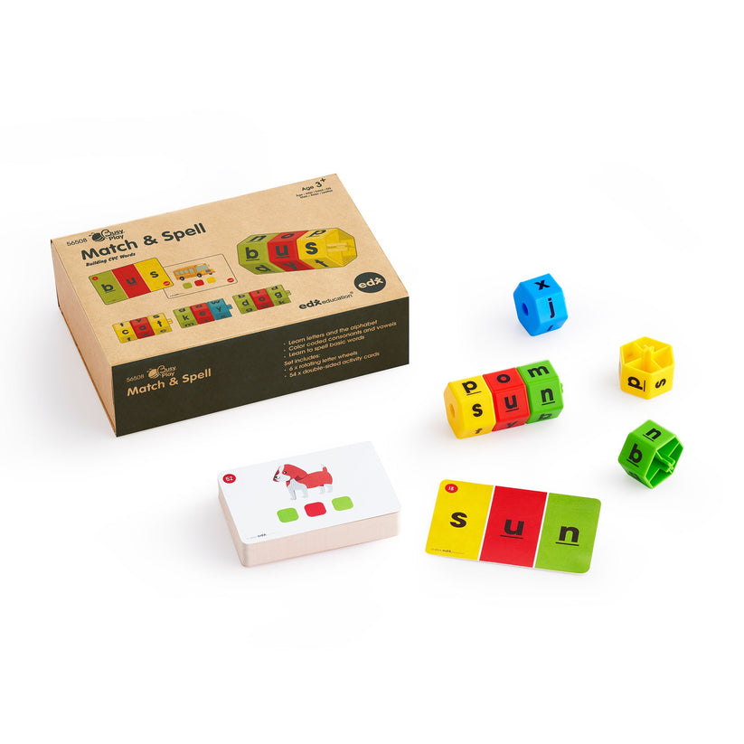Edx Education - Shopedx UK – Busy Play® Match and Spell – EDX56508 – Product Packaging Image