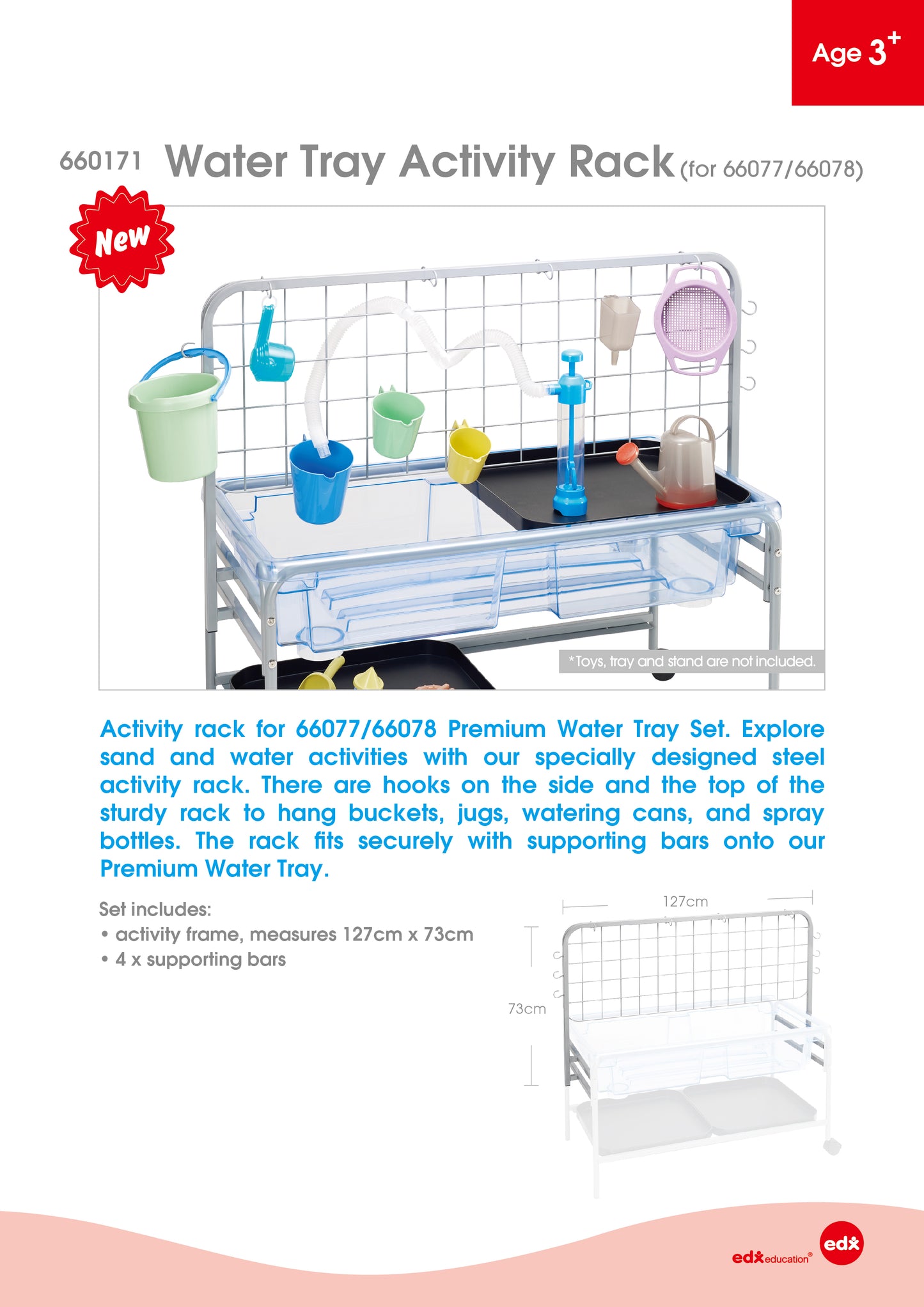 Edx Education - Shopedx UK – Super Water Tray Set Plus – EDX66077+ – Product Lifestyle Image