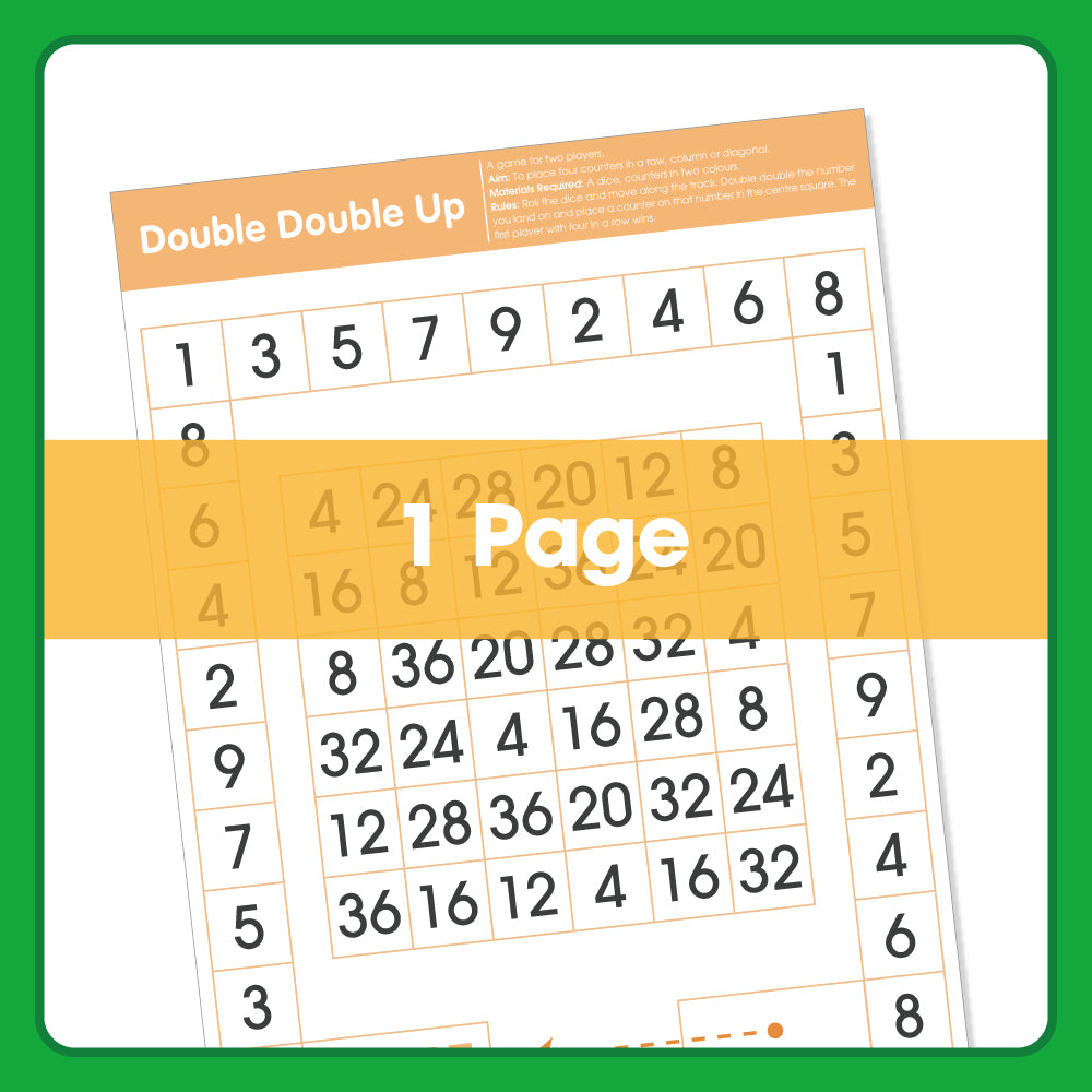 Edx Education - Shopedx UK – Board Games Double Double Up – Product Lifestyle Image