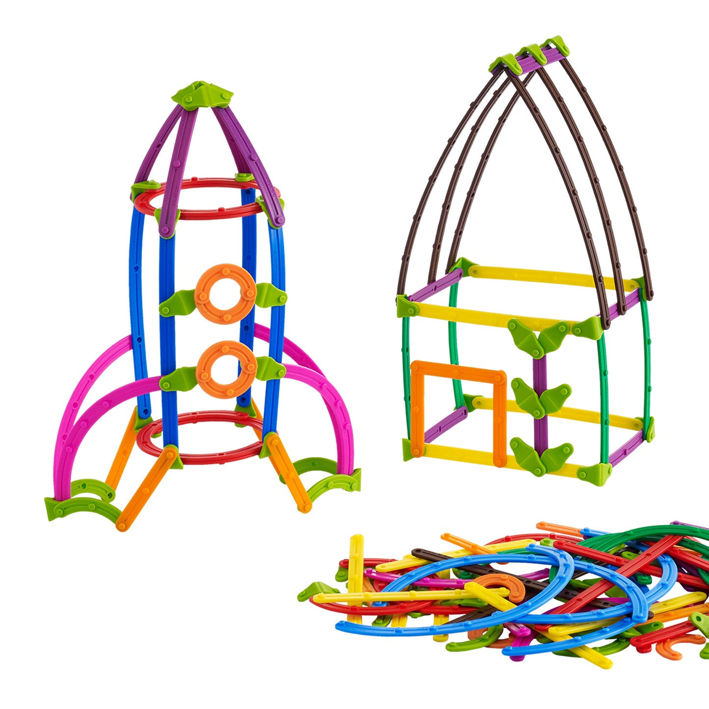 Edx Education - Shopedx UK – 3D GeoStix® Construction Set – EDX21380C – Product Lifestyle Image