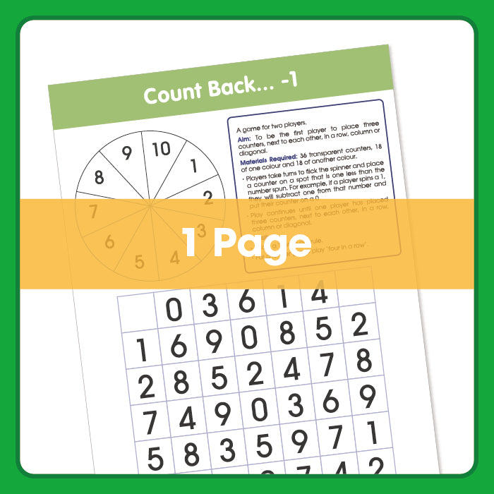 Edx Education - Shopedx UK – Board Games Count Back -1 – Product Lifestyle Image