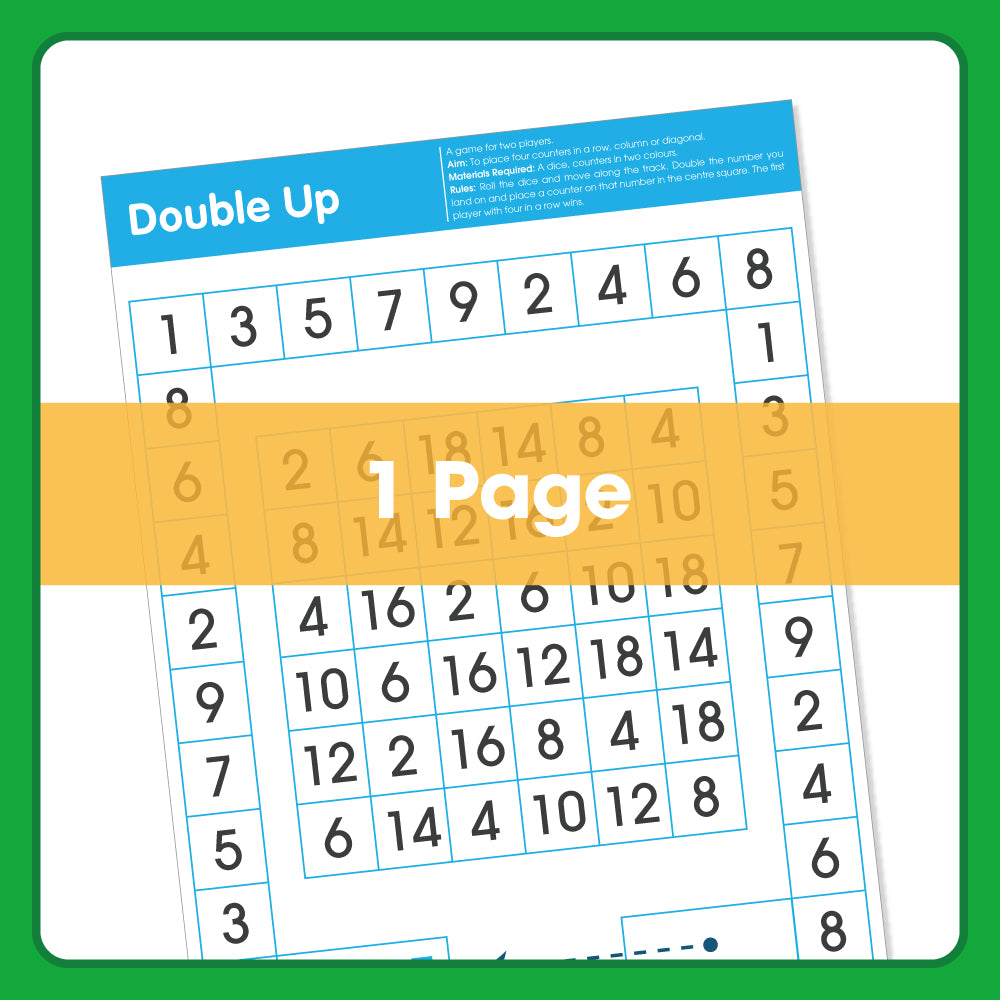 Edx Education - Shopedx UK – Board Games Double Up – Product Lifestyle Image