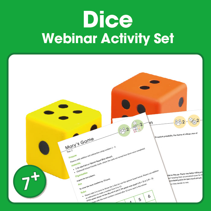 Edx Education - Shopedx UK – Dice Webinar Activity Set – Product Packaging Image