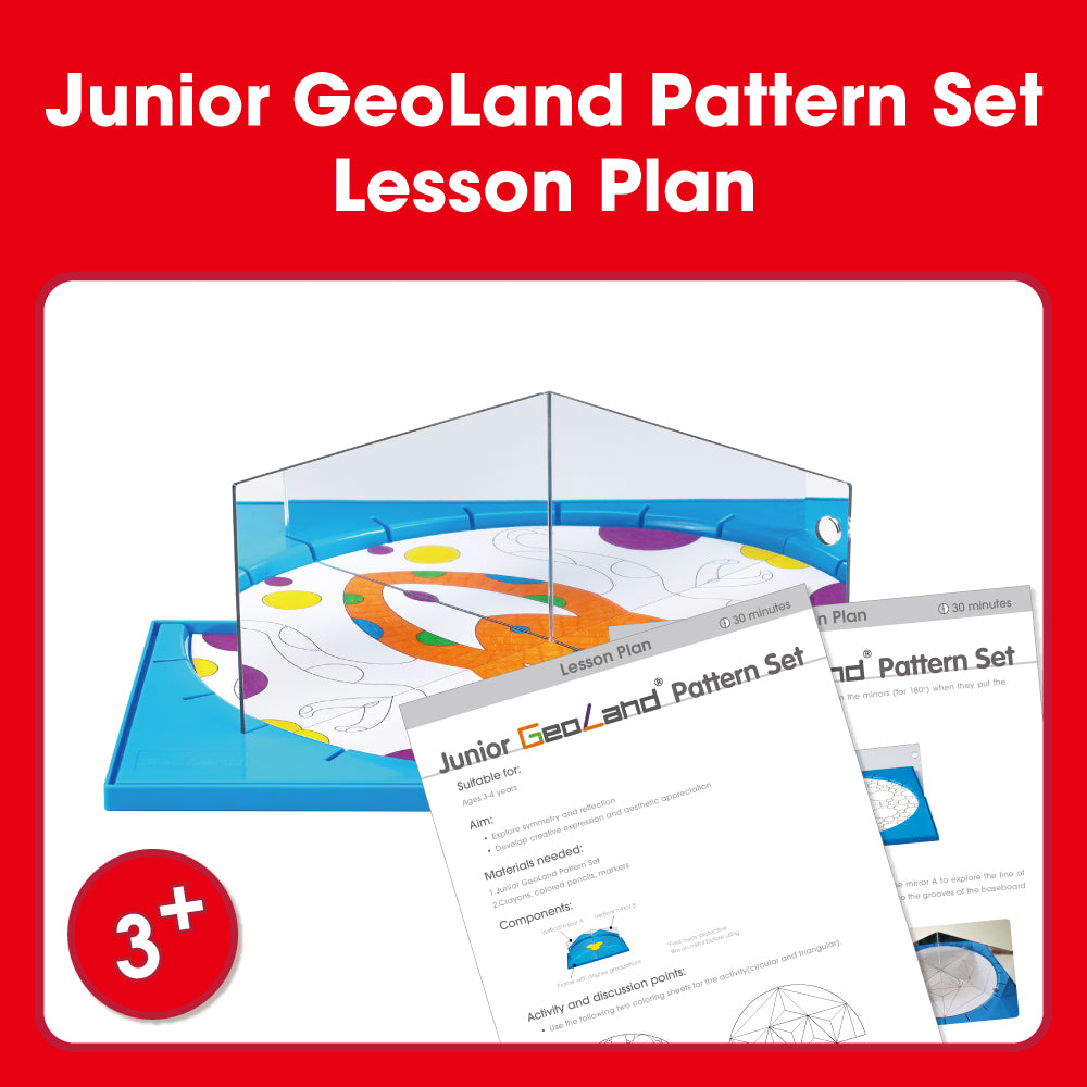 Edx Education - Shopedx UK – Junior GeoLand Pattern Set Lesson Plan 3-4yrs – Product Packaging Image