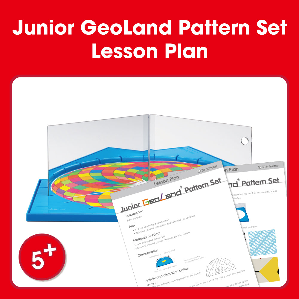 Edx Education - Shopedx UK – Junior GeoLand Pattern Set Lesson Plan 5-6yrs – Product Packaging Image