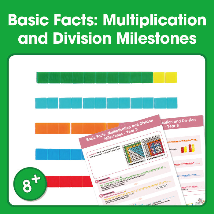 Edx Education - Shopedx UK – Basic Facts Multiplication and Division Milestones 8+ – Product Packaging Image