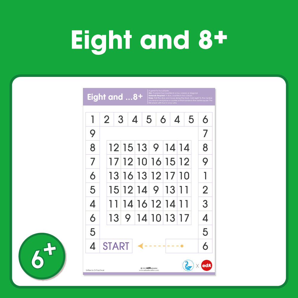 Edx Education - Shopedx UK – Board Games Eight and 8Plus – Product Packaging Image