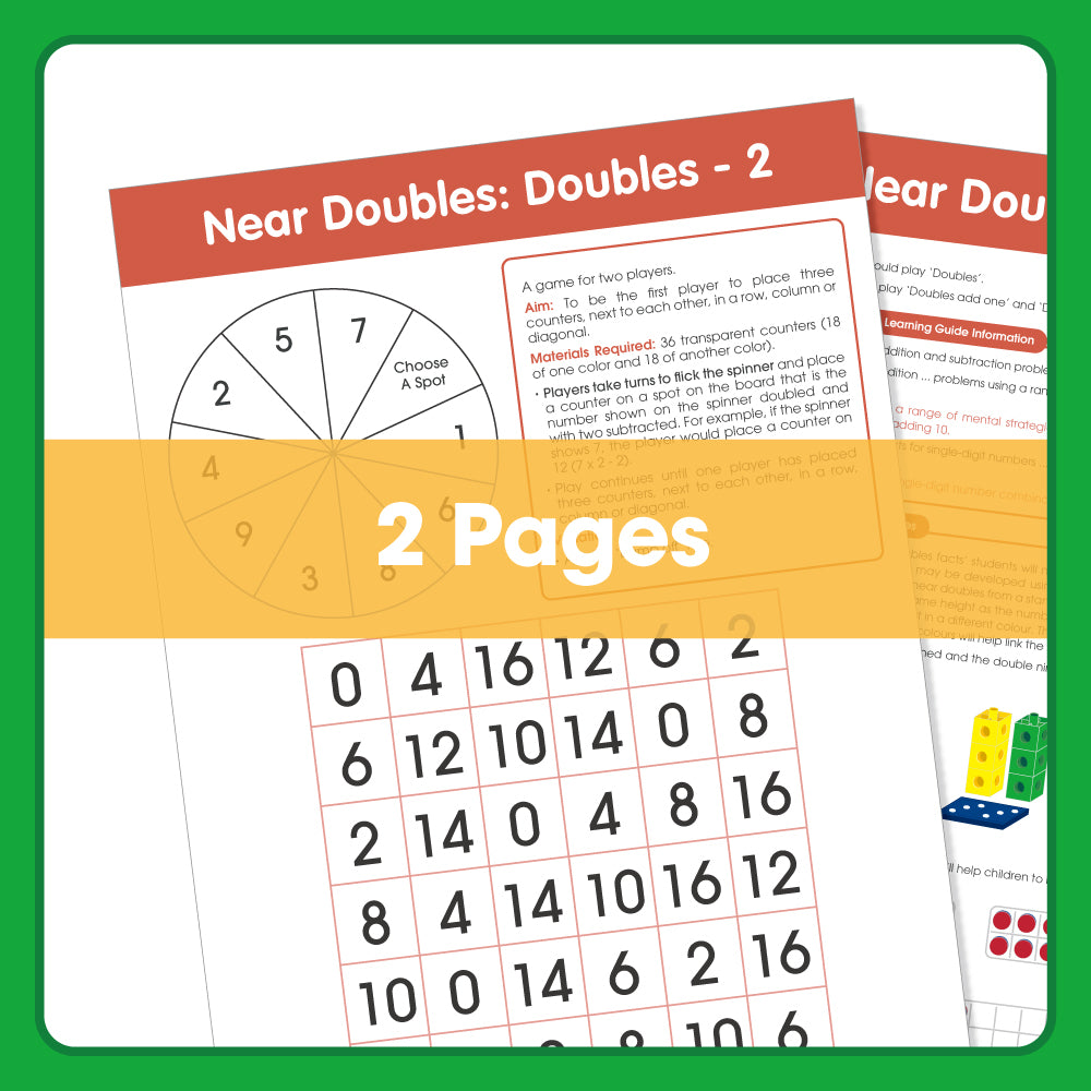 Edx Education - Shopedx UK – Board Games Near Doubles -2 – Product Lifestyle Image