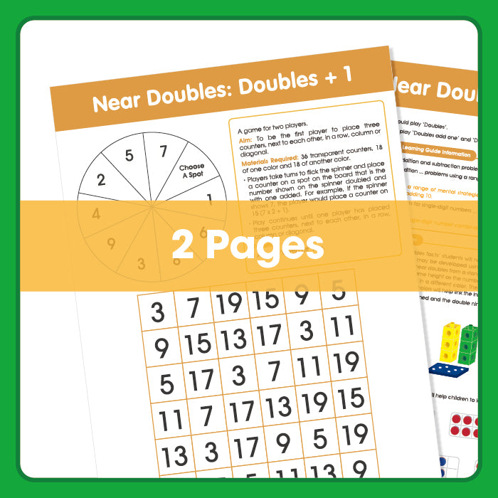 Edx Education - Shopedx UK – Board Games Near Doubles +1 – Product Lifestyle Image