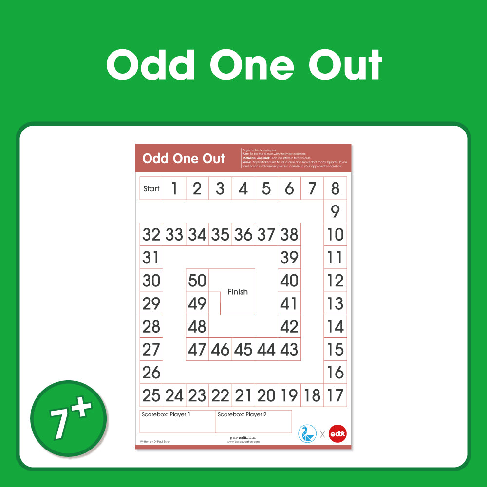 Edx Education - Shopedx UK – Board Games Odd One Out – Product Packaging Image