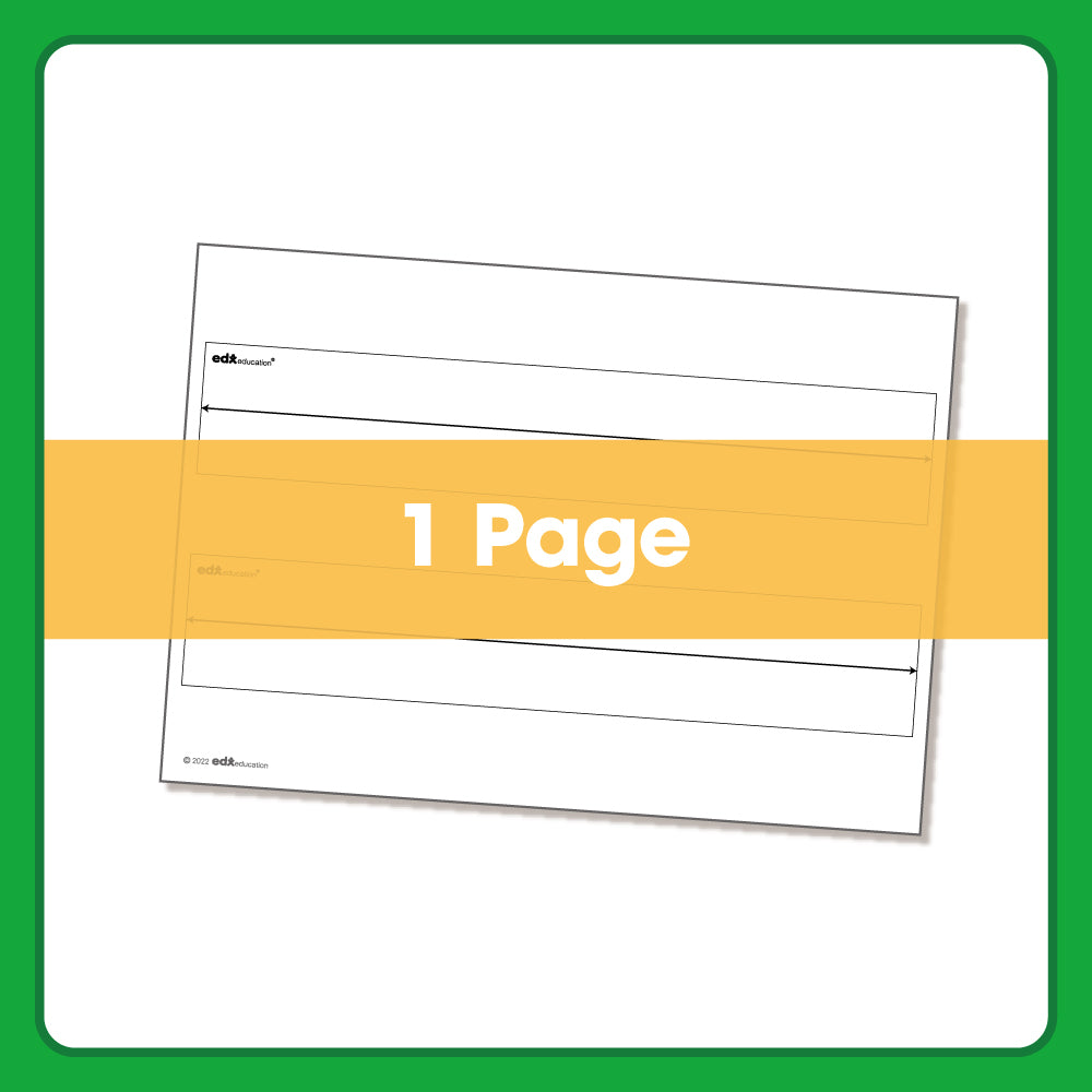 Edx Education - Shopedx UK – Downloadable Number Lines Blank – Product Lifestyle Image