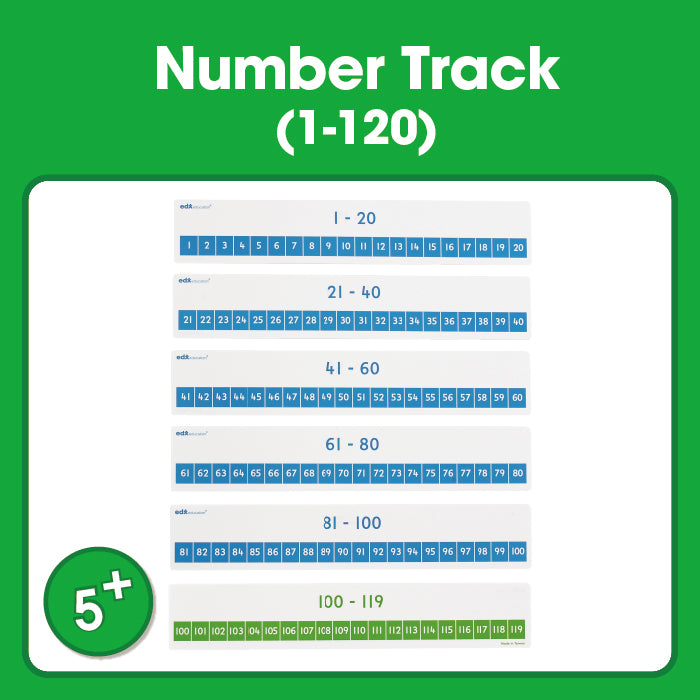 Edx Education - Shopedx UK – Downloadable Number Track 1-120 – Product Packaging Image