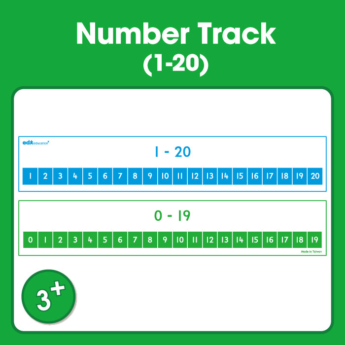 Edx Education - Shopedx UK – Downloadable Number Track 1-20 – Product Packaging Image