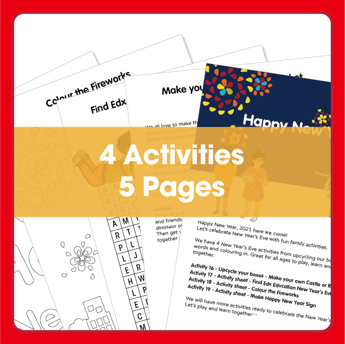 Edx Education - Shopedx UK – Fun Family New Year Eve Activities 2020 – Product Lifestyle Image