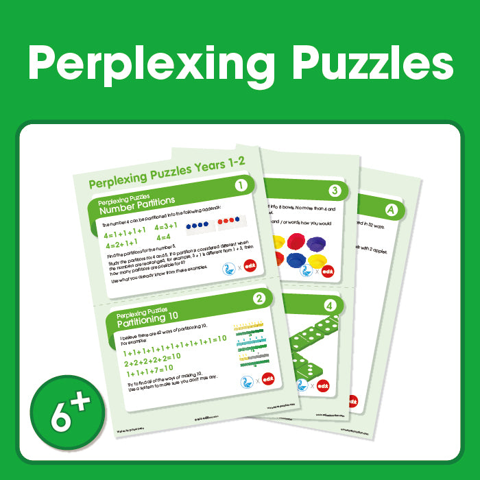 Edx Education - Shopedx UK – Perplexing Puzzles Grade 1 to 2 – Product Packaging Image