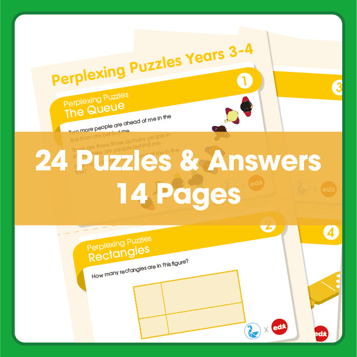 Edx Education - Shopedx UK – Perplexing Puzzles Grade 3 to 4 – Product Lifestyle Image