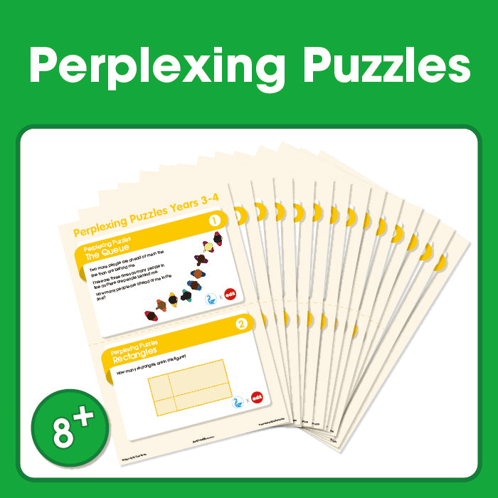 Edx Education - Shopedx UK – Perplexing Puzzles Grade 3 to 4 – Product Packaging Image