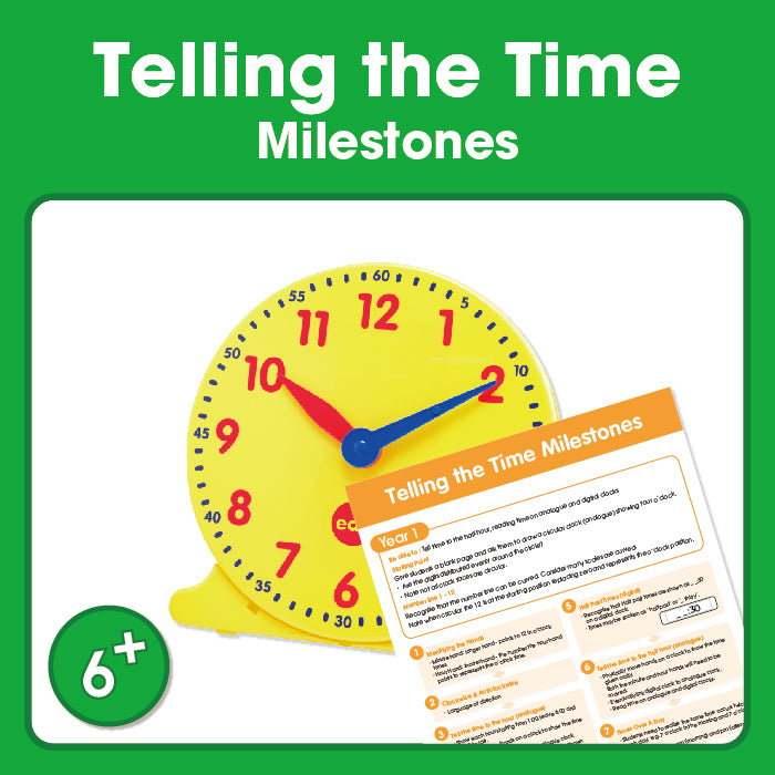 Edx Education - Shopedx UK – Telling The Time Milestones Grade 1 – Product Packaging Image