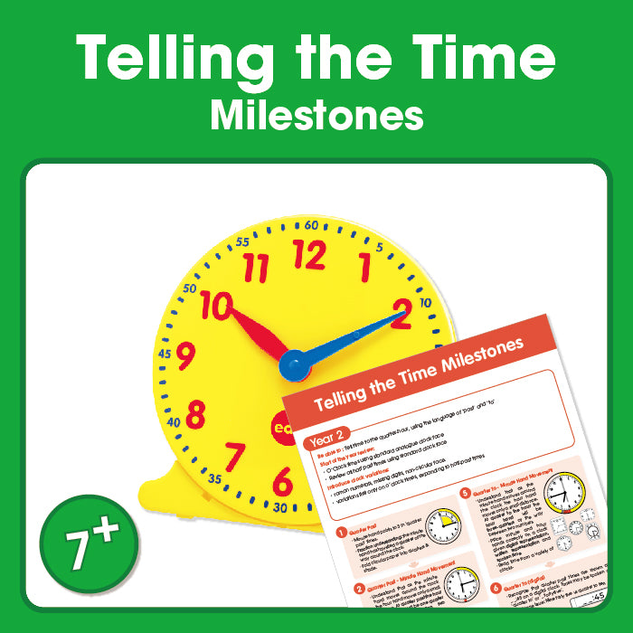 Edx Education - Shopedx UK – Telling The Time Milestones Grade 2 – Product Packaging Image