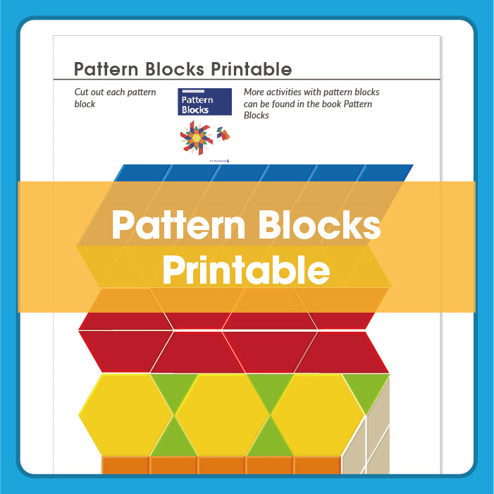 Edx Education - Shopedx UK – Pattern Blocks Webinar Activity Set – Product Lifestyle Image