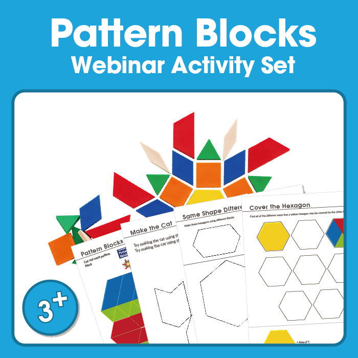 Edx Education - Shopedx UK – Pattern Blocks Webinar Activity Set – Product Packaging Image