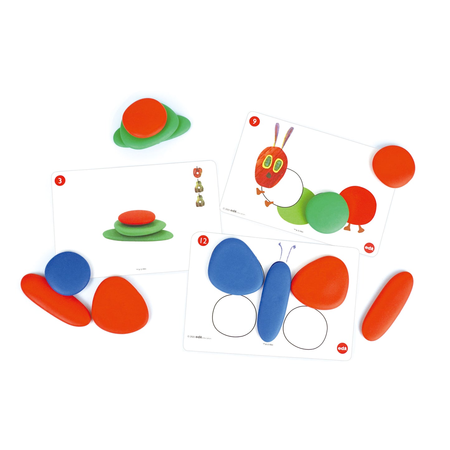 Edx Education - Shopedx UK – The Very Hungry Caterpillar™ My First Rainbow Pebbles® – TVHC03 – Product Packaging Image