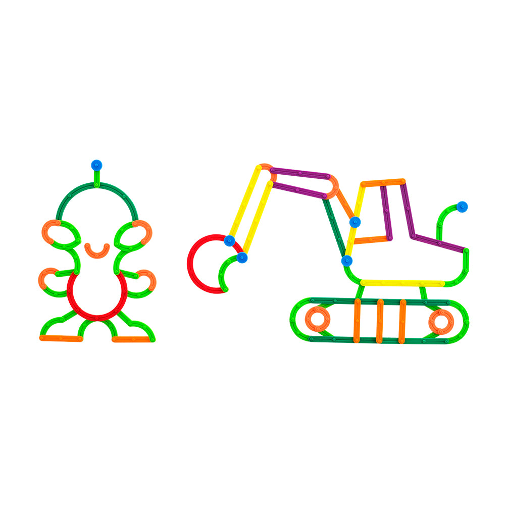 Child building letters with GeoStix – creative literacy and maths play for EYFS | edx education® UK