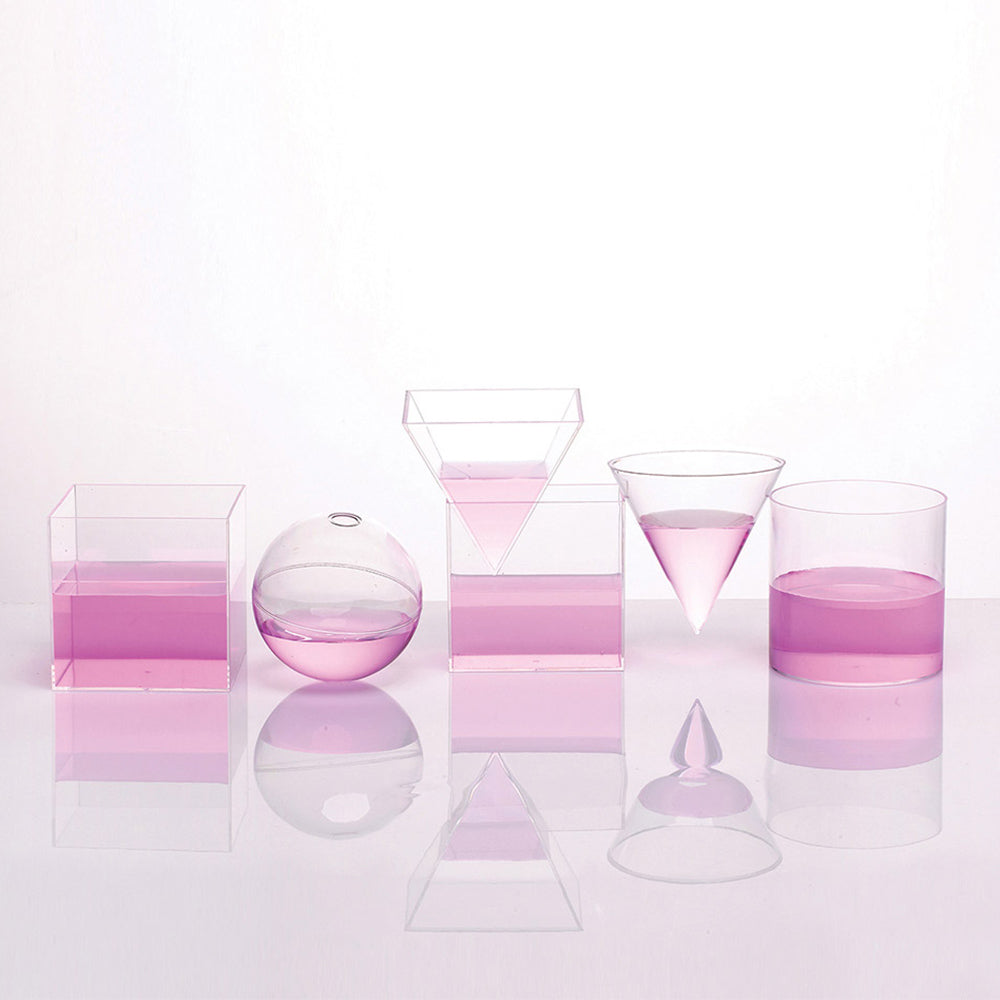 Child exploring volume with Geometric Volume Set – KS1 science and maths activity | edx education® UK