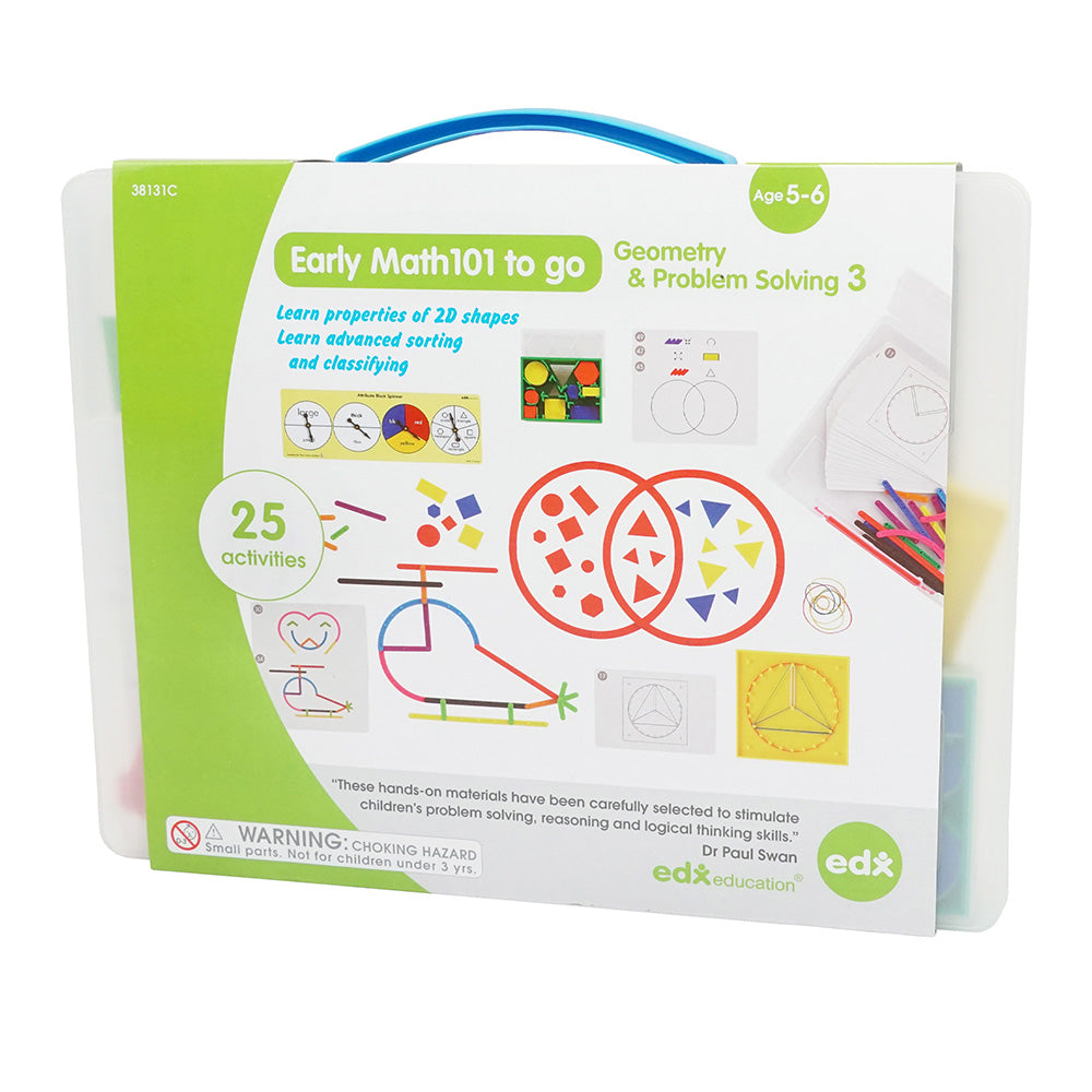 Child exploring geometry with Early Math101 Level 3 – Year 1 home learning | edx education® UK