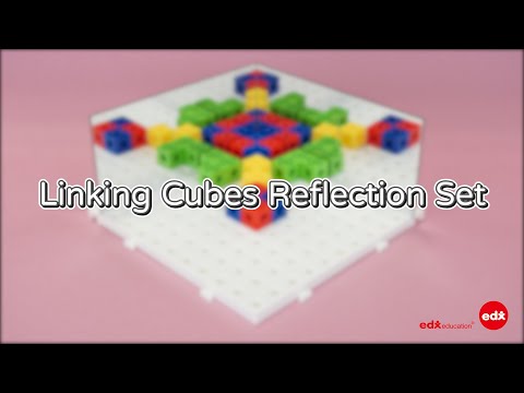 Linking Cubes Reflection Set - Edx Education, Spatial Awareness, Symmetry