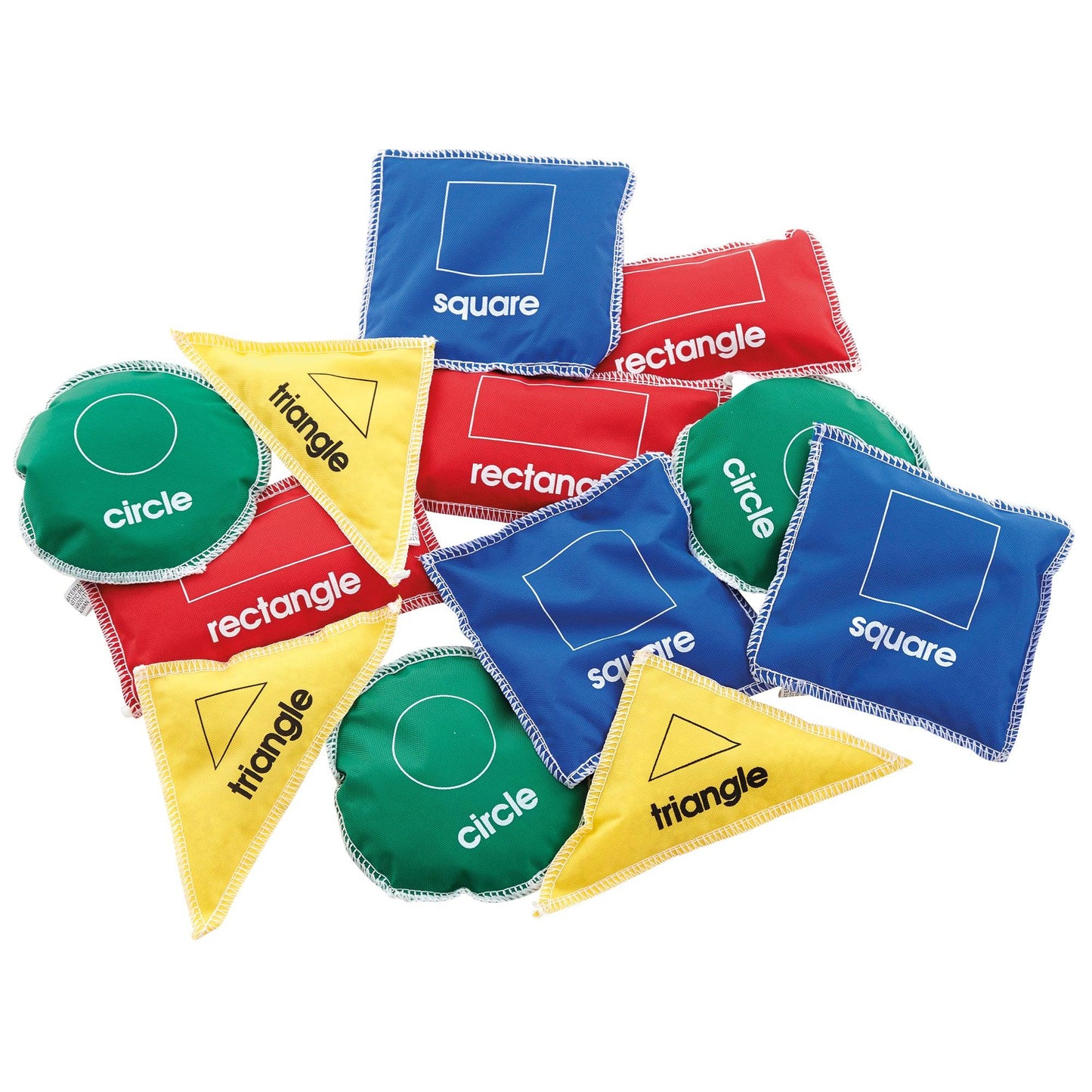Shape Bean Bags in bright colours – learn 2D shapes through active play for EYFS | edx education® UK