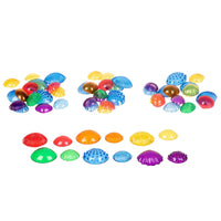 Transparent Tactile Shells with 6 textures – sensory exploration toy for EYFS children | edx education® UK