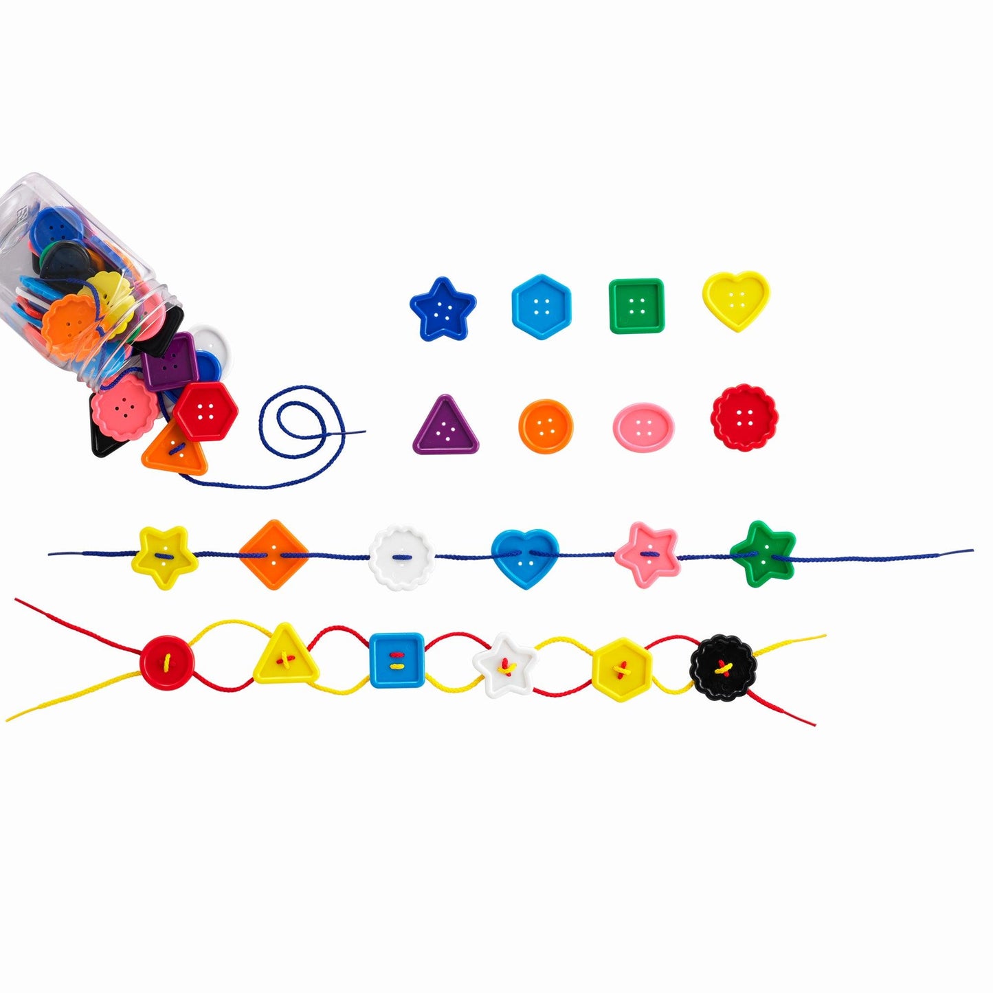 Edx Education - Shopedx UK – Large Buttons Jar – EDX13832J – Product Packaging Image