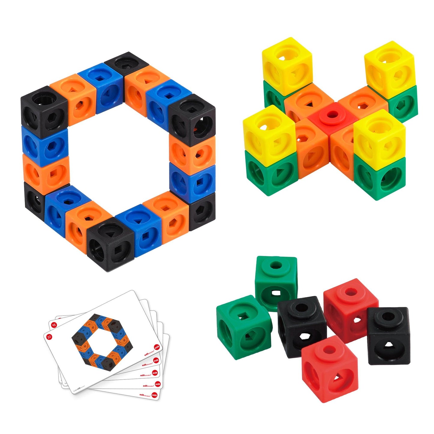 Edx Education - Shopedx UK – Math Cubes Learning Set – EDX12712 – Product Packaging Image