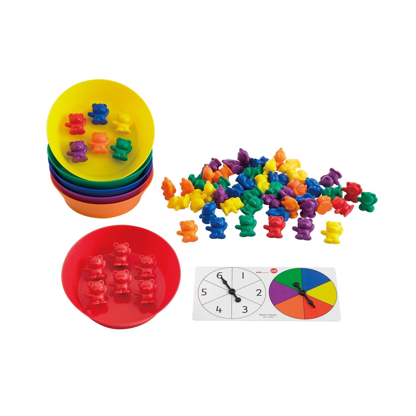 Edx Education - Shopedx UK – Sorting Bears with Matching Bowls – EDX13105 – Product Packaging Image