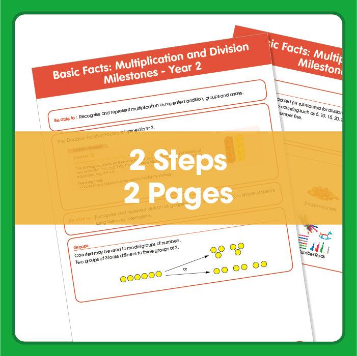 Edx Education - Shopedx UK – Basic Facts Multiplication and Division Milestones Year 2 – Product Lifestyle Image