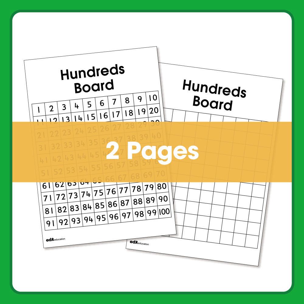 Edx Education - Shopedx UK – Numbers 1-100 Grid Sheet – Product Lifestyle Image