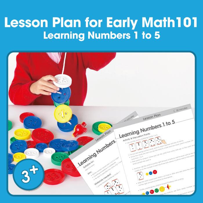 Edx Education - Shopedx UK – Early Math101 Learning Numbers 1 to 5 Lesson Plan – Product Packaging Image