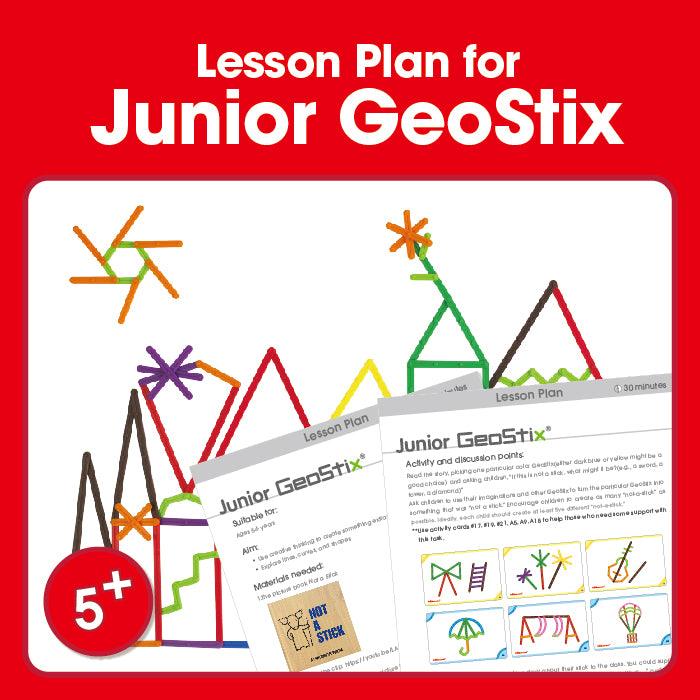 Edx Education - Shopedx UK – Junior GeoStix Lesson Plan 5-6yrs – Product Packaging Image