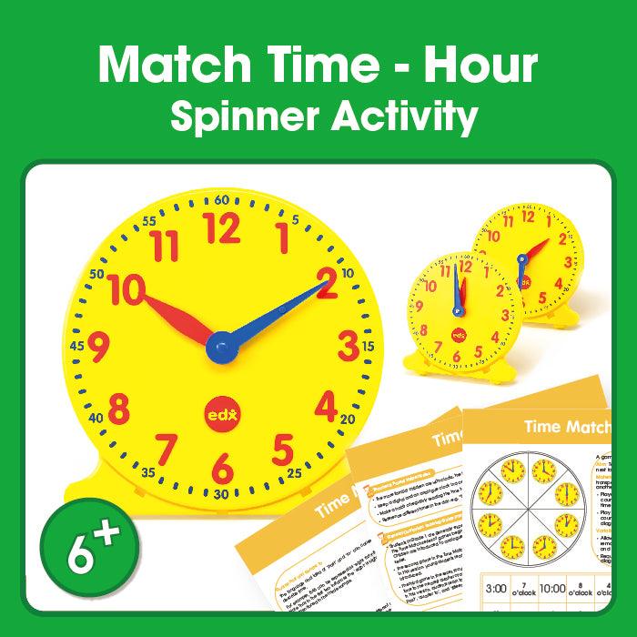 Edx Education - Shopedx UK – Time Match Hour Spinner Game – Product Packaging Image