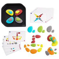 FunPlay Rainbow Pebbles® – fun sensory maths kit for creative EYFS home learning | edx education® UK
