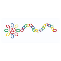 Jumbo Links 200pc – colourful counting and patterning toy for EYFS children | edx education® UK