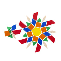 Plastic Pattern Blocks 250pc – colourful 2D shapes for EYFS shape recognition | edx education® UK